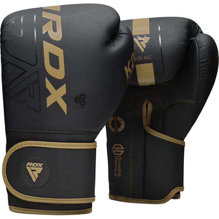 RDX Boxerské tréninkové rukavice F6 Kara zlaté 6 oz RDX