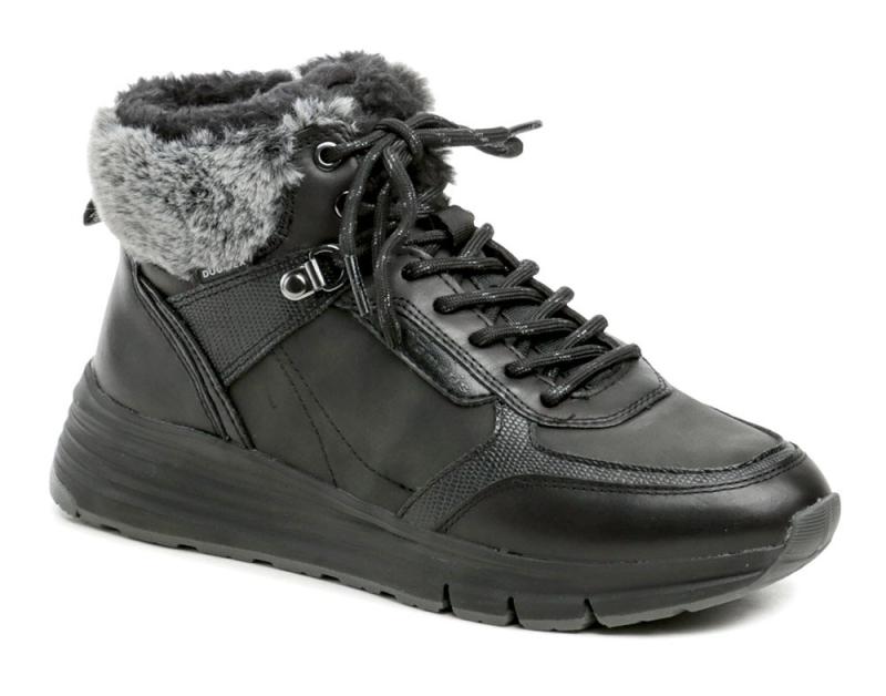 Tamaris 1-26251-43 černé dámské zimní boty Tamaris