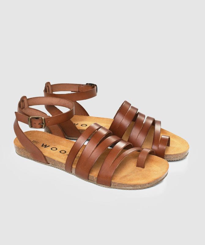 Woox Aesta Fuscus Brown dámské sandály WOOX