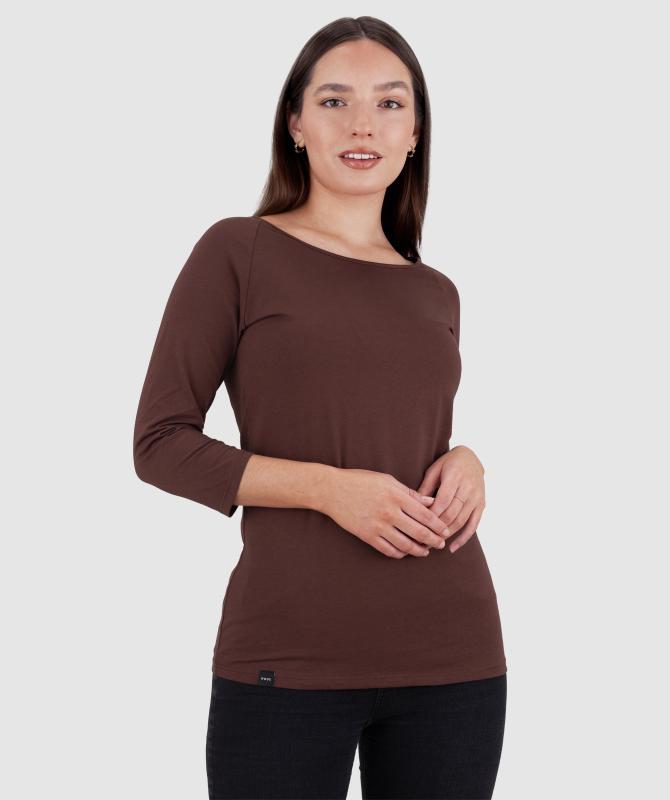 Woox Ellen Long Rum Raisin triko WOOX