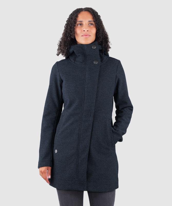 Woox Warley Midnight Navy woolshellová parka WOOX