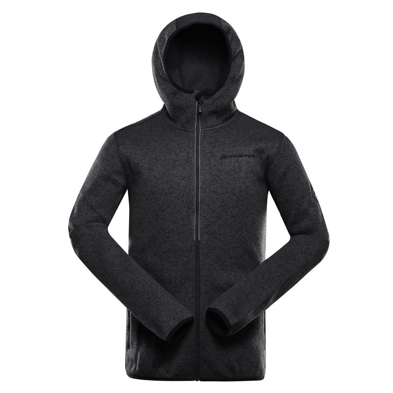 Alpine Pro ZEG 2 černá pánská hřejivá mikina Alpine Pro