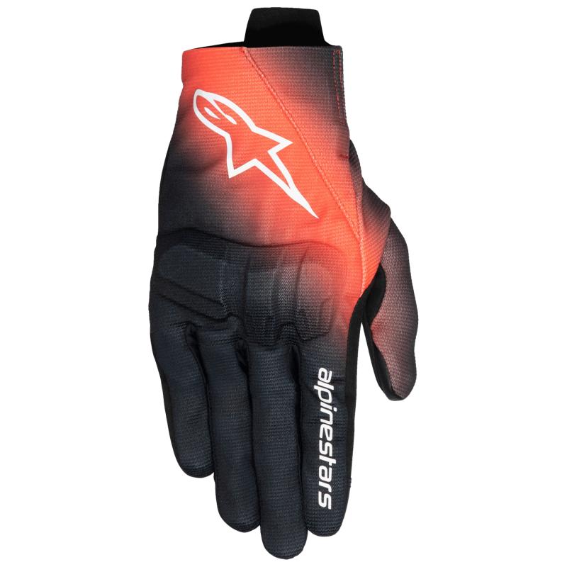 Alpinestars Rukavice na motorku Reef V2 černo-fluo červeno-bílé Alpinestars