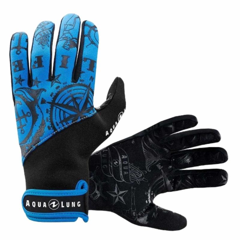 Aqualung Neoprenové rukavice Aqua Lung ADMIRAL III 2 mm modrá Aqualung