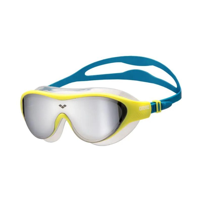 Arena THE ONE MASK JR MR-SILVER-SOFT_GREEN-BLUE_COSMO Arena