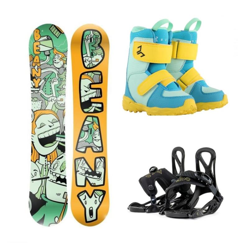 Beany TOOTHIE dětský snowboard + Beany Kido vázání + Beany Joker boty Beany