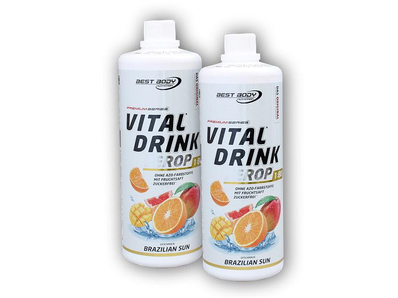 Best Body Nutrition 2x Vital drink Zerop 1000ml Best Body Nutrition
