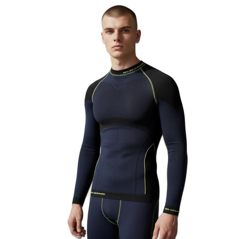 Blizzard SHORT CUT-Mens long sleeve anthracite/neon yellow Blizzard
