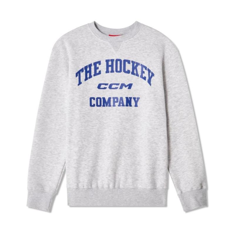 CCM Mikina Athleisure Fleece Crewneck SR CCM