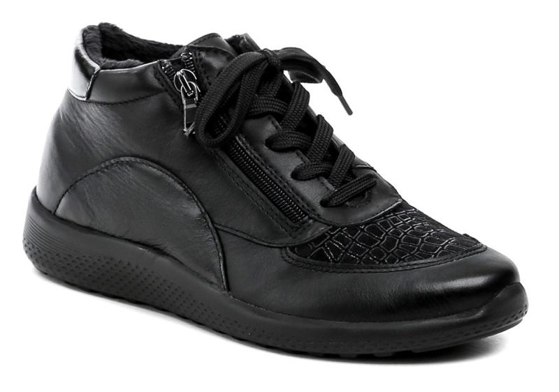 Comfortabel 990723-01 černé dámské zimní zdravotní boty šíře K Comfortabel