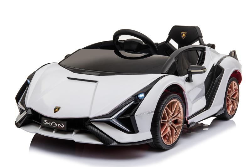 ELJET Dětské elektrické auto Lamborghini Sian bílá/white ELJET