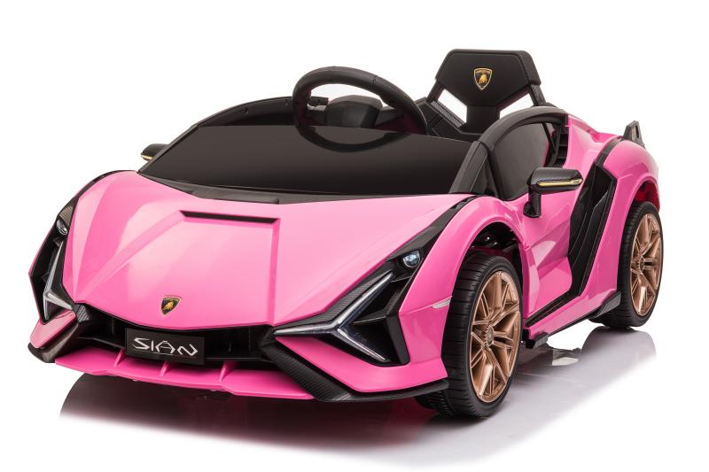ELJET Dětské elektrické auto Lamborghini Sian růžový/pink ELJET