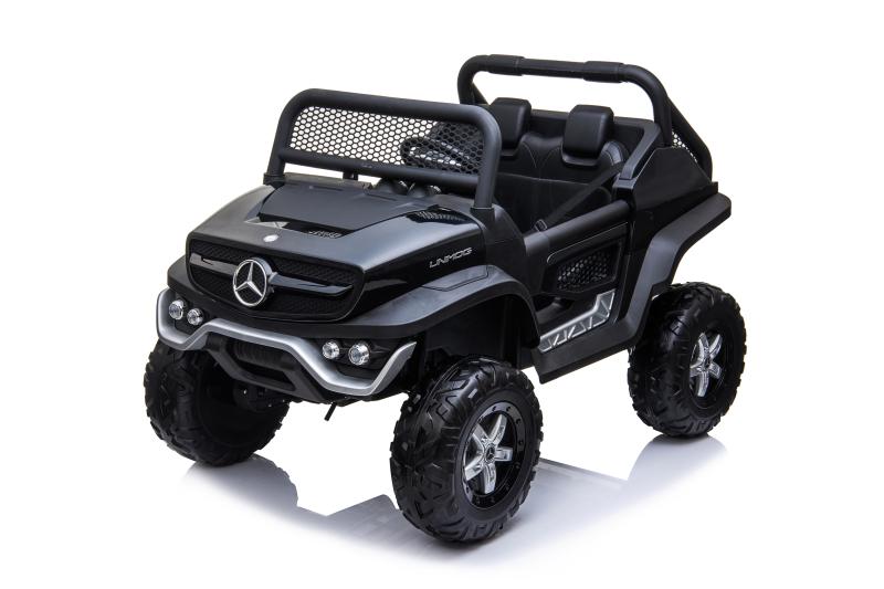 ELJET Dětské elektrické auto Mercedes Benz Unimog Truck - černá ELJET