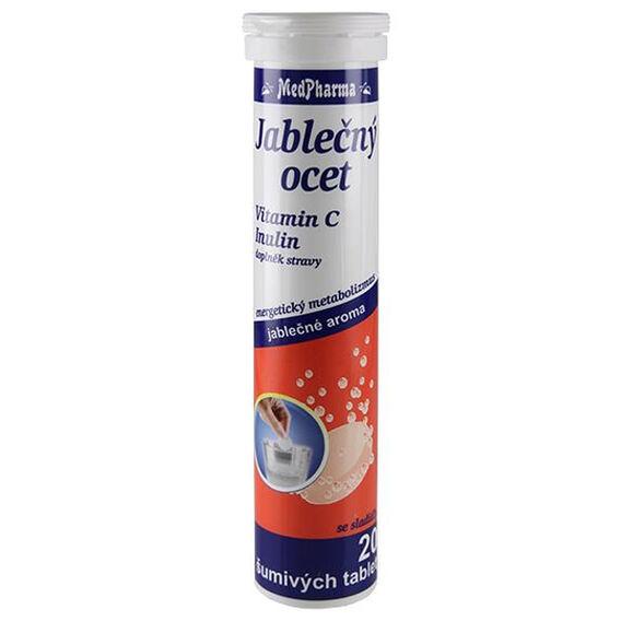 MedPharma Jablečný ocet + vit.C + inulin 20 tablet MedPharma