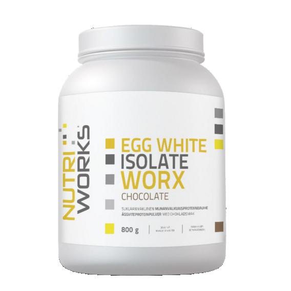 NutriWorks Egg White Isolate Worx 800g NutriWorks