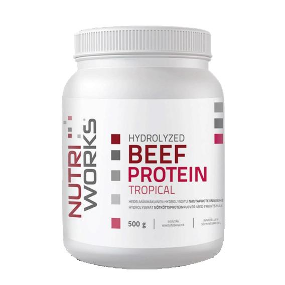 NutriWorks Hydrolyzed Beef Protein 500g NutriWorks