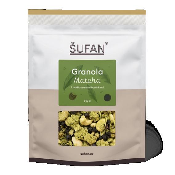 ŠUFAN Granola Matcha 350g ŠUFAN