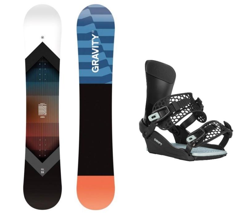 Gravity Adventure 25/26 pánský snowboard + Gravity Drift black/sage vázání Gravity