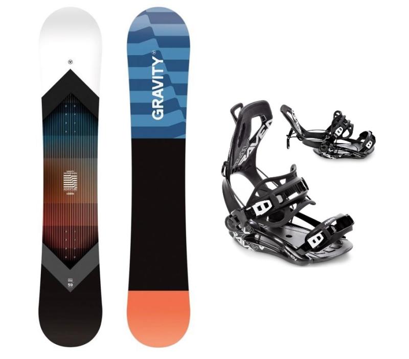 Gravity Adventure 25/26 pánský snowboard + Raven Fastec FT360 black vázání Gravity
