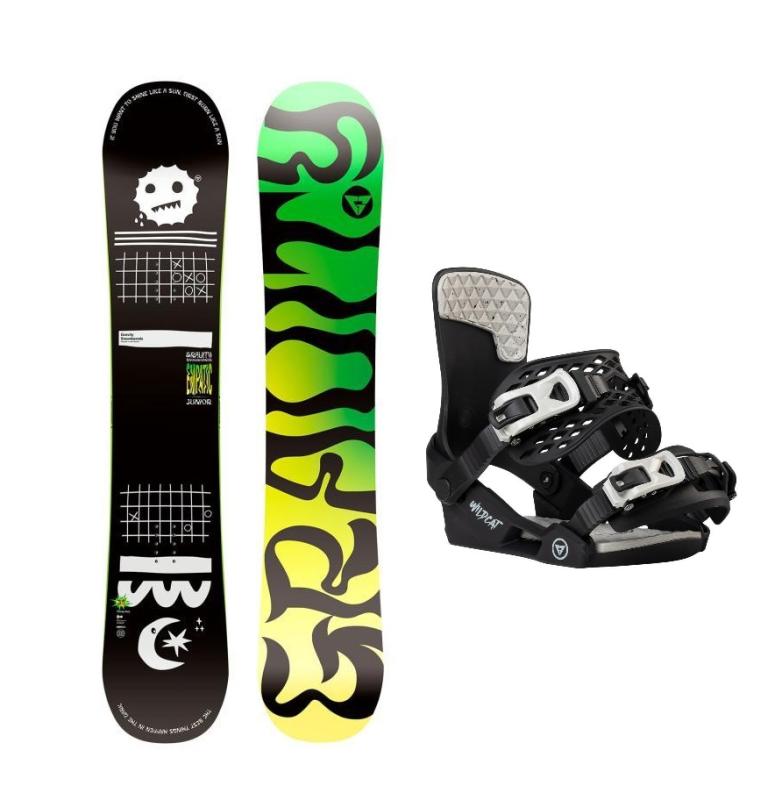 Gravity Empatic Jr 24/25 juniorský snowboard + Gravity Wildcat black vázání Gravity