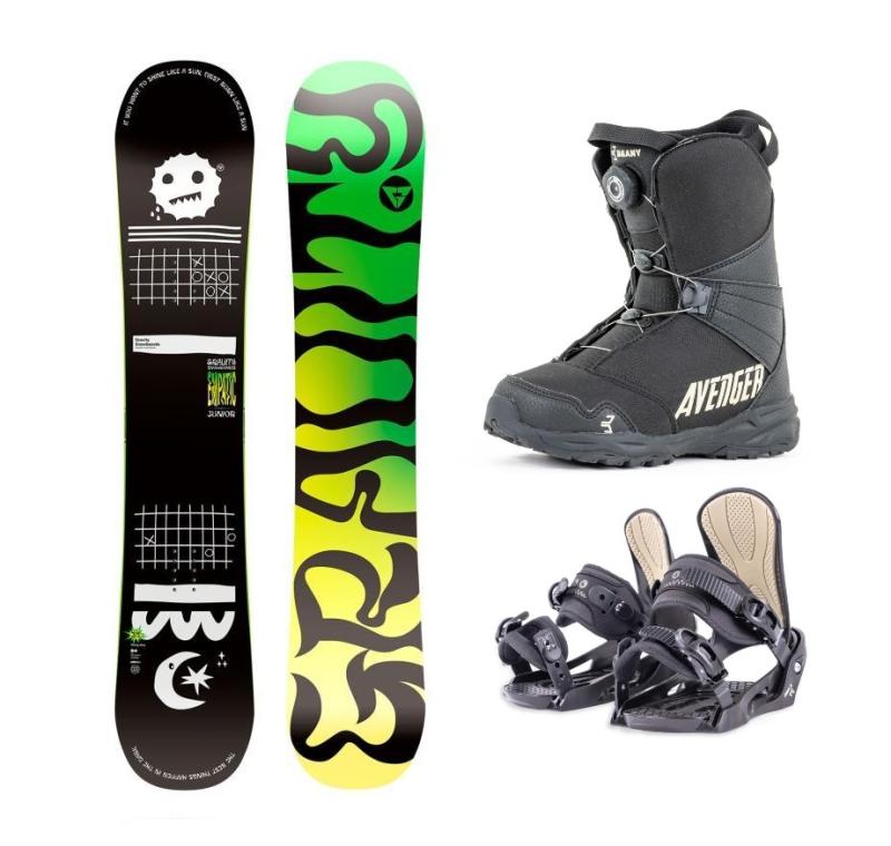 Gravity Empatic Jr 24/25 snowboard + Beany Junior vázání + Beany Avenger BS boty Gravity