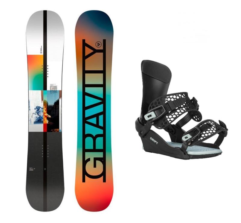 Gravity Symbol 25/26 pánský snowboard + Gravity Drift black/sage vázání Gravity