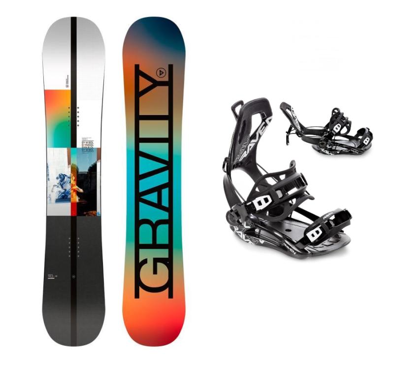 Gravity Symbol 25/26 pánský snowboard + Raven Fastec FT360 black vázání Gravity