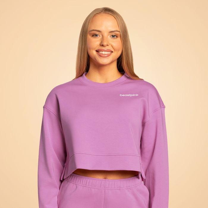 GymBeam BeastPink Dámská mikina Grace Purple GymBeam