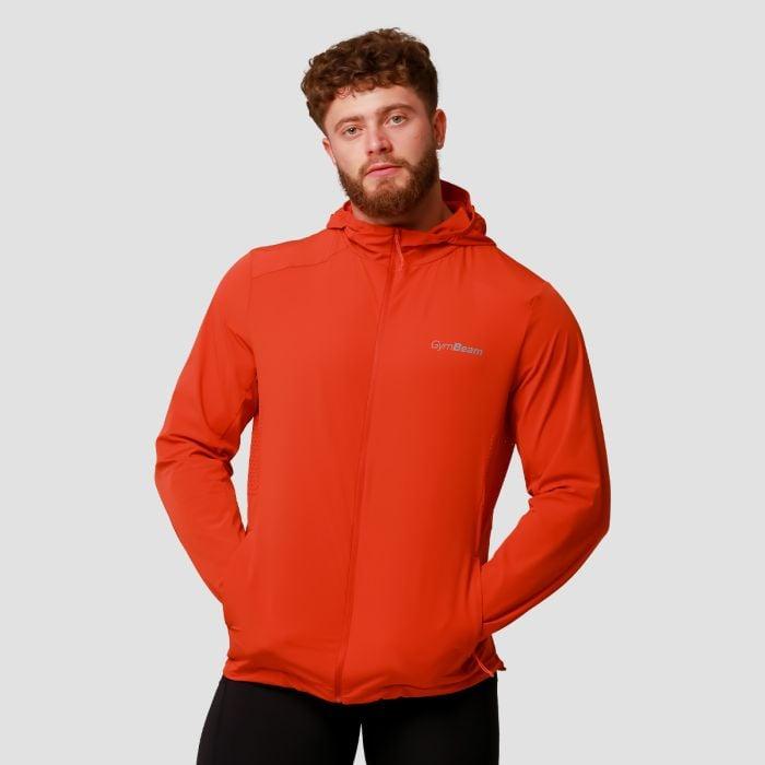 GymBeam Běžecká bunda Pulse Orange GymBeam