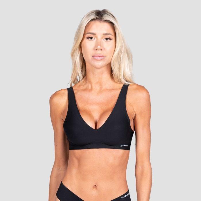 GymBeam Bezešvá podprsenka Comfy Black GymBeam