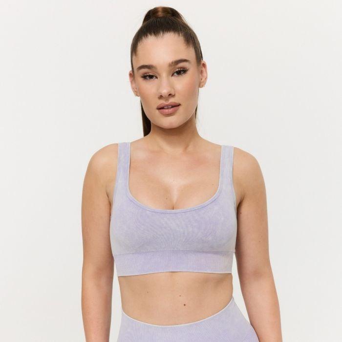 GymBeam Bezešvá sportovní podprsenka Lift Violet GymBeam