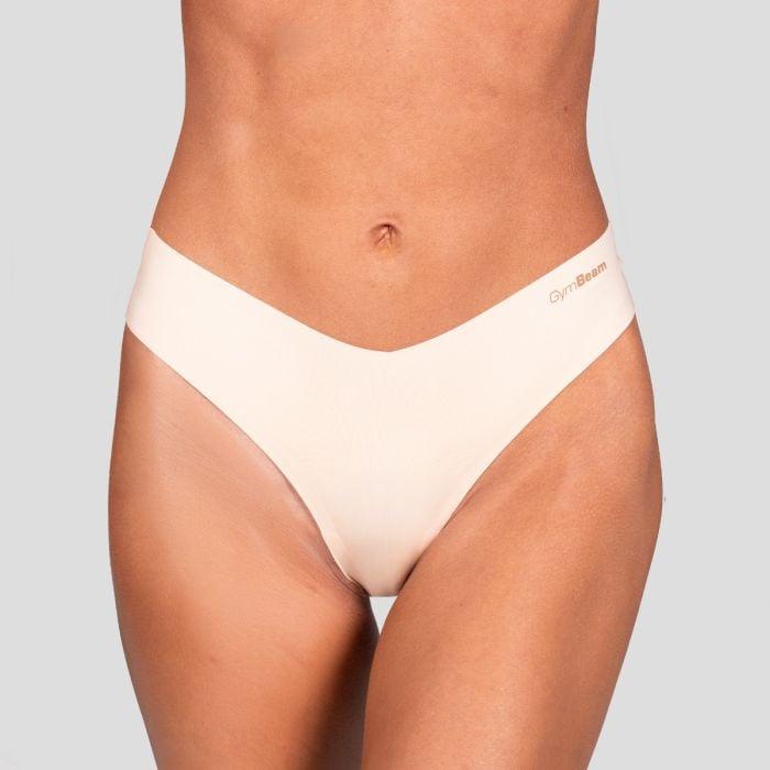 GymBeam Bezešvé kalhotky Comfy 3Pack Beige GymBeam