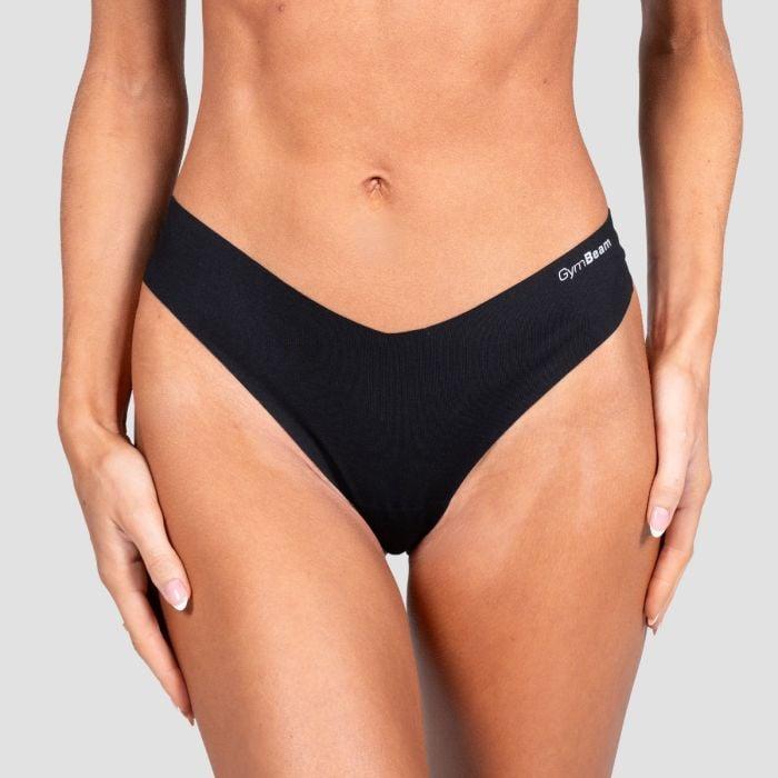 GymBeam Bezešvé kalhotky Comfy 3Pack Black GymBeam