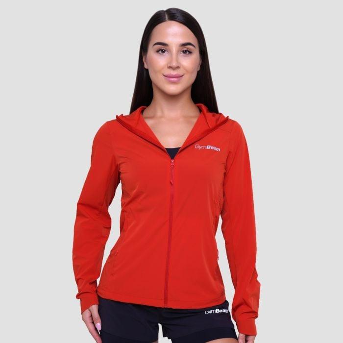 GymBeam Dámská běžecká bunda Pulse Orange GymBeam