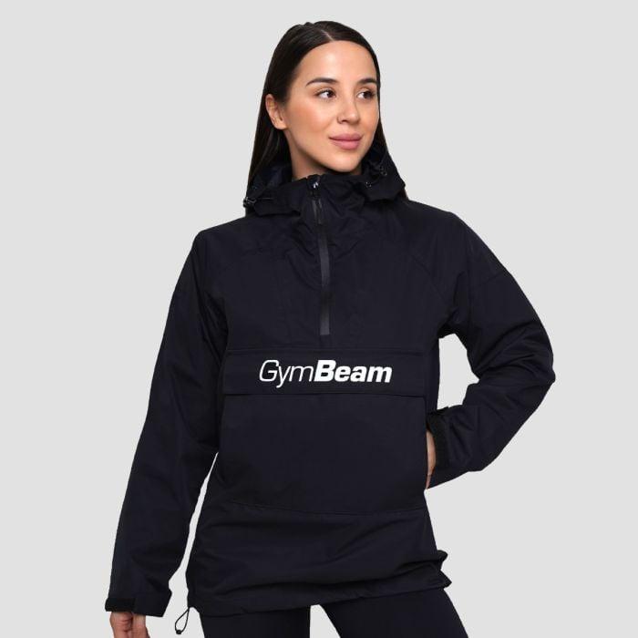 GymBeam Dámská bunda Rain Smock Black GymBeam