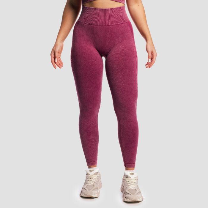 GymBeam Dámské bezešvé legíny Lift Plum GymBeam