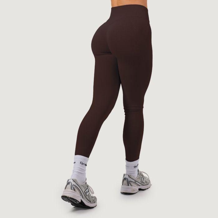 GymBeam Dámské bezešvé legíny NEO Mocha GymBeam