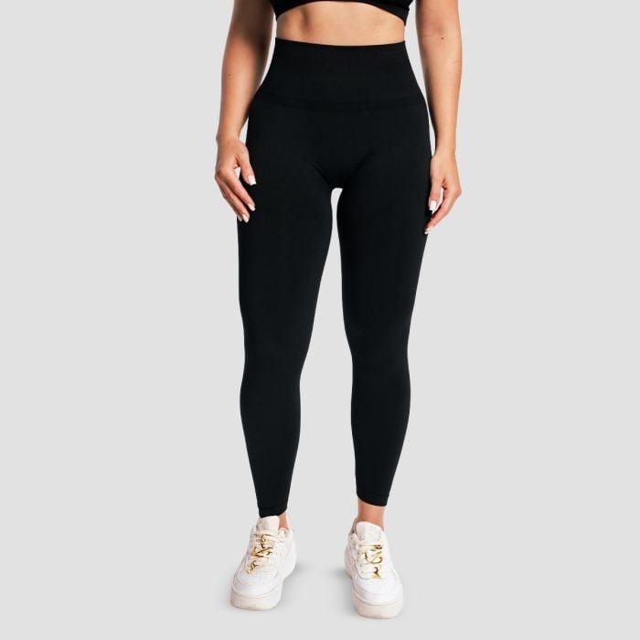 GymBeam Dámské Bezešvé Legíny Sculpt Black GymBeam