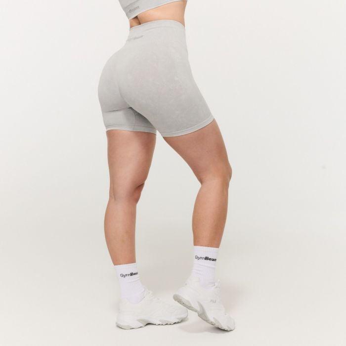 GymBeam Dámské bezešvé šortky Lift Grey GymBeam
