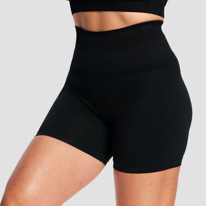 GymBeam Dámské bezešvé šortky Sculpt Black GymBeam