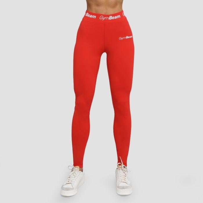 GymBeam Dámské legíny Simple Rouge Red GymBeam