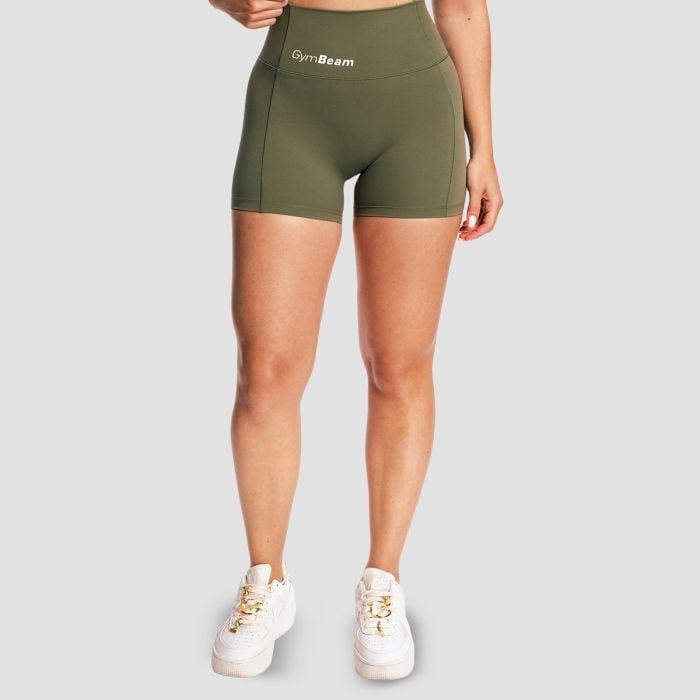 GymBeam Dámské šortky Combat Olive Grey GymBeam