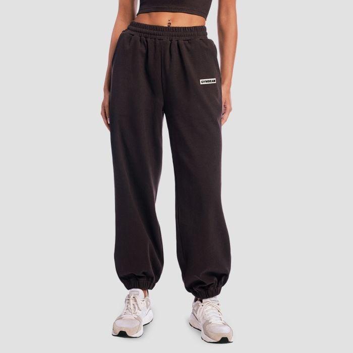GymBeam Dámské tepláky Aura Tee Brown GymBeam