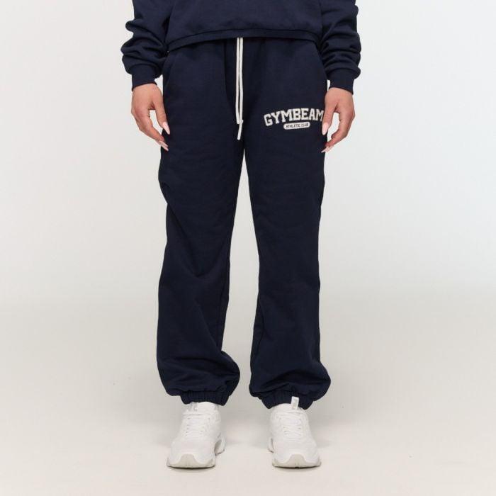 GymBeam Dámské tepláky Varsity Blue GymBeam