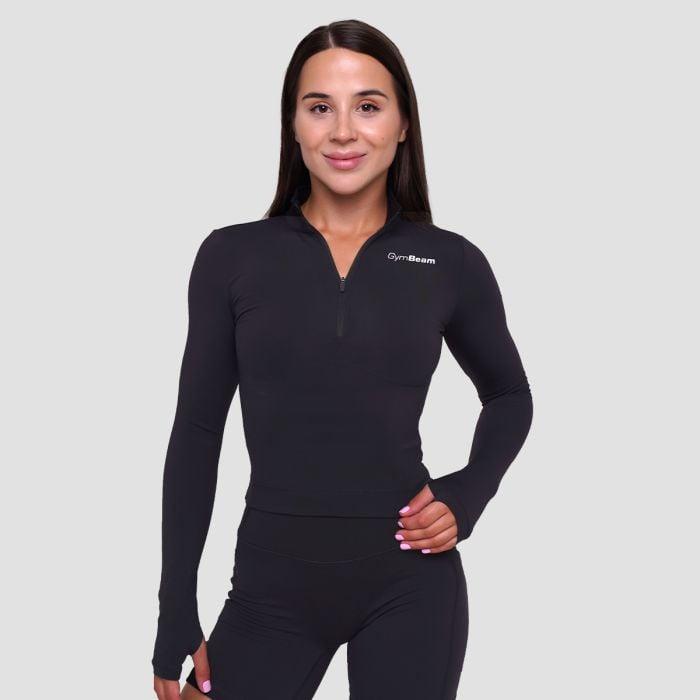 GymBeam Dámský sportovní top Ignite Black GymBeam