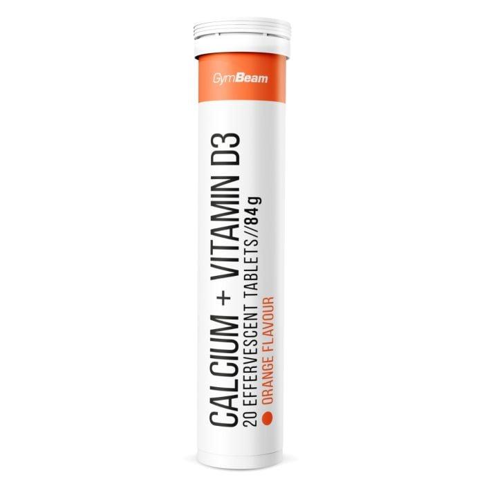 GymBeam Effervescent Calcium + Vitamin D3 20 tab. GymBeam