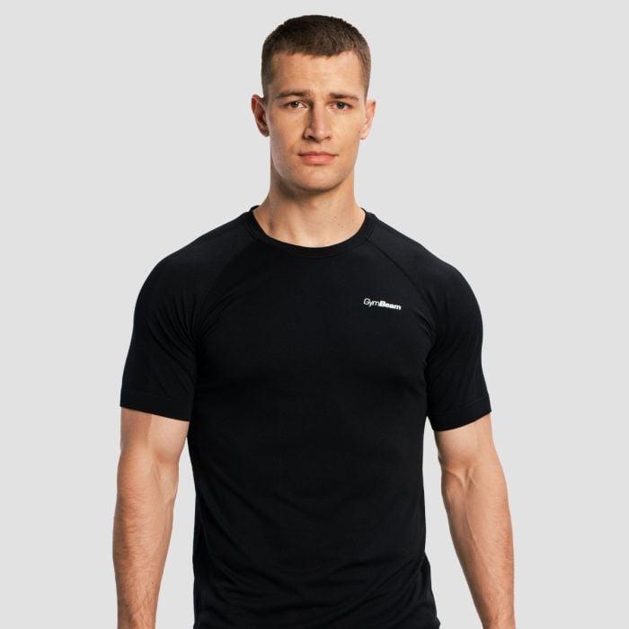 GymBeam Men‘s Pulse X Running T-shirt Black GymBeam