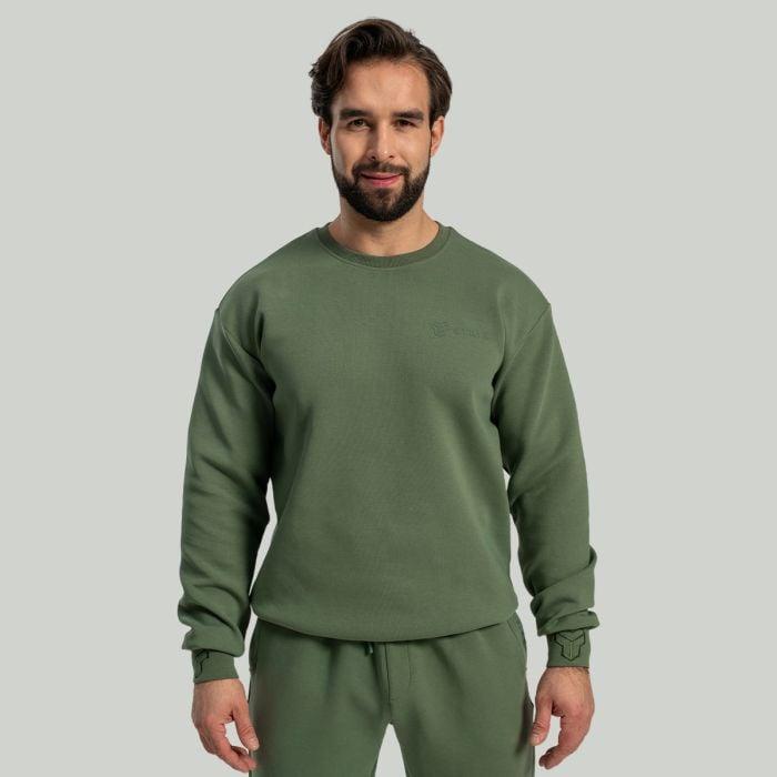 GymBeam STRIX Mikina Relaxed Cedar Green GymBeam