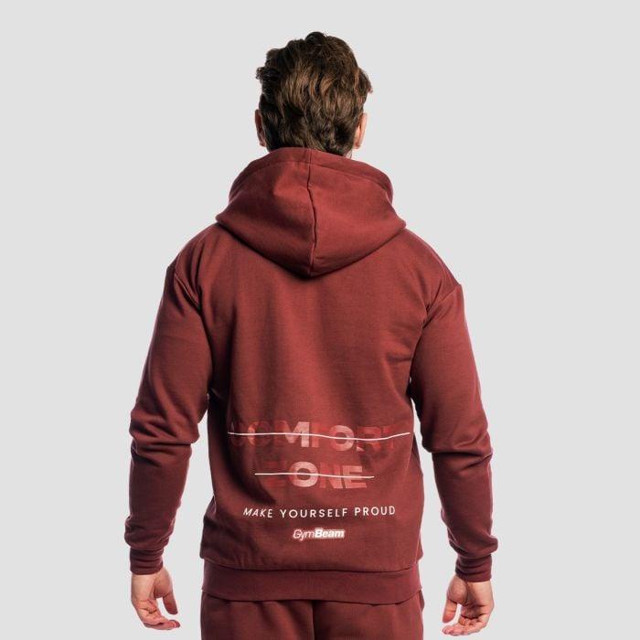 GymBeam Mikina se zipem Zone Cherrywood GymBeam