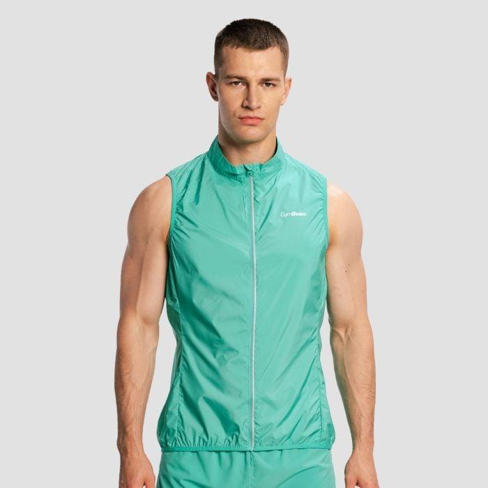 GymBeam Pánská běžecká vesta Pulse X Green GymBeam